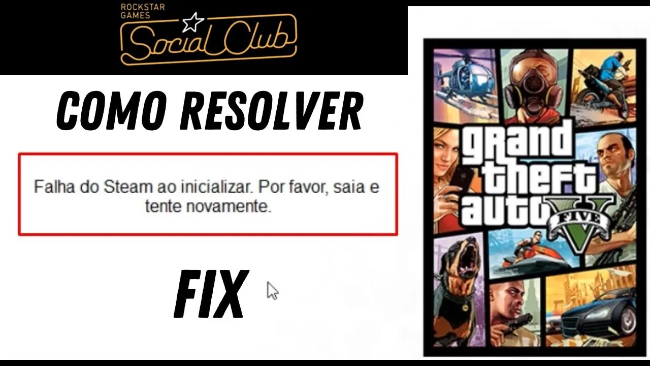 Gta Social Club Falha Do Steam Ao Inicializar