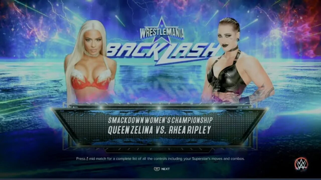 WrestleMania Backlash 2023 Zelina Vega Vs Rhea Ripley For The WWE