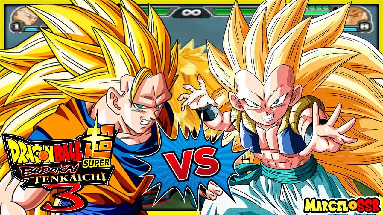 Goku SSJ3 Vs Gotenks SSJ Dragon Ball Z Budokai Tenkaichi 3