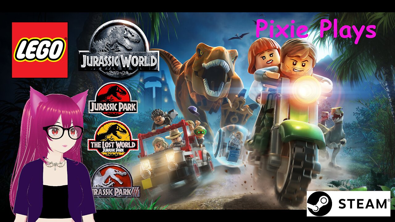 Pixie Plays Lego Jurassic World Movie Part 1