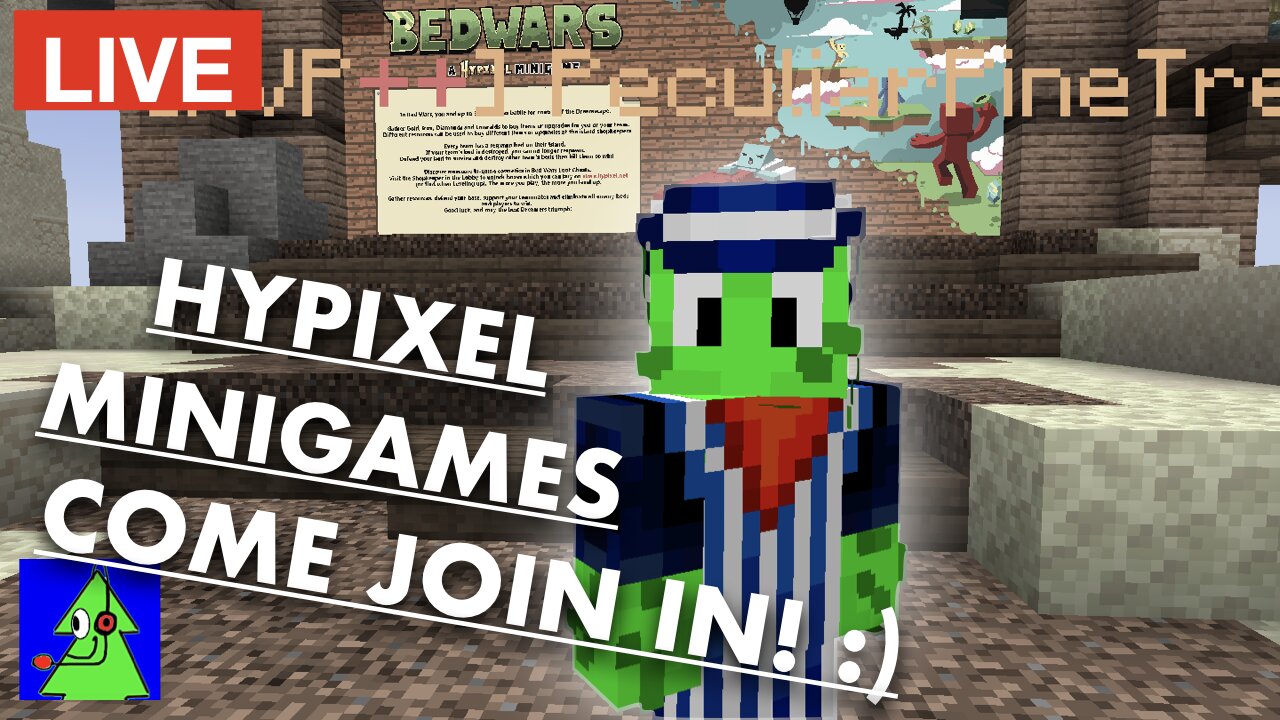 Hypixel Minigames With Viewers Minecraft Live Stream On Rumble