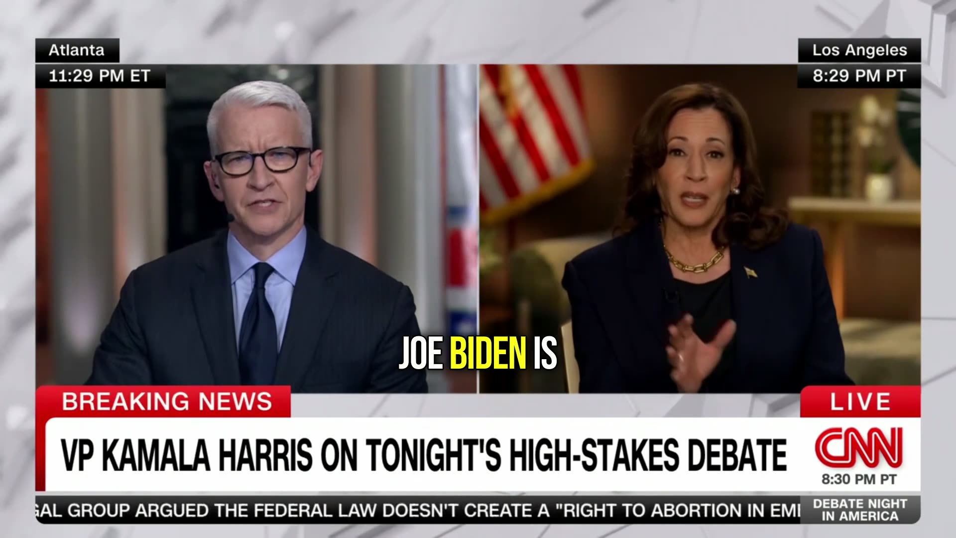 CNN Fact Checks Kamala Harris To Her Face Live On Air