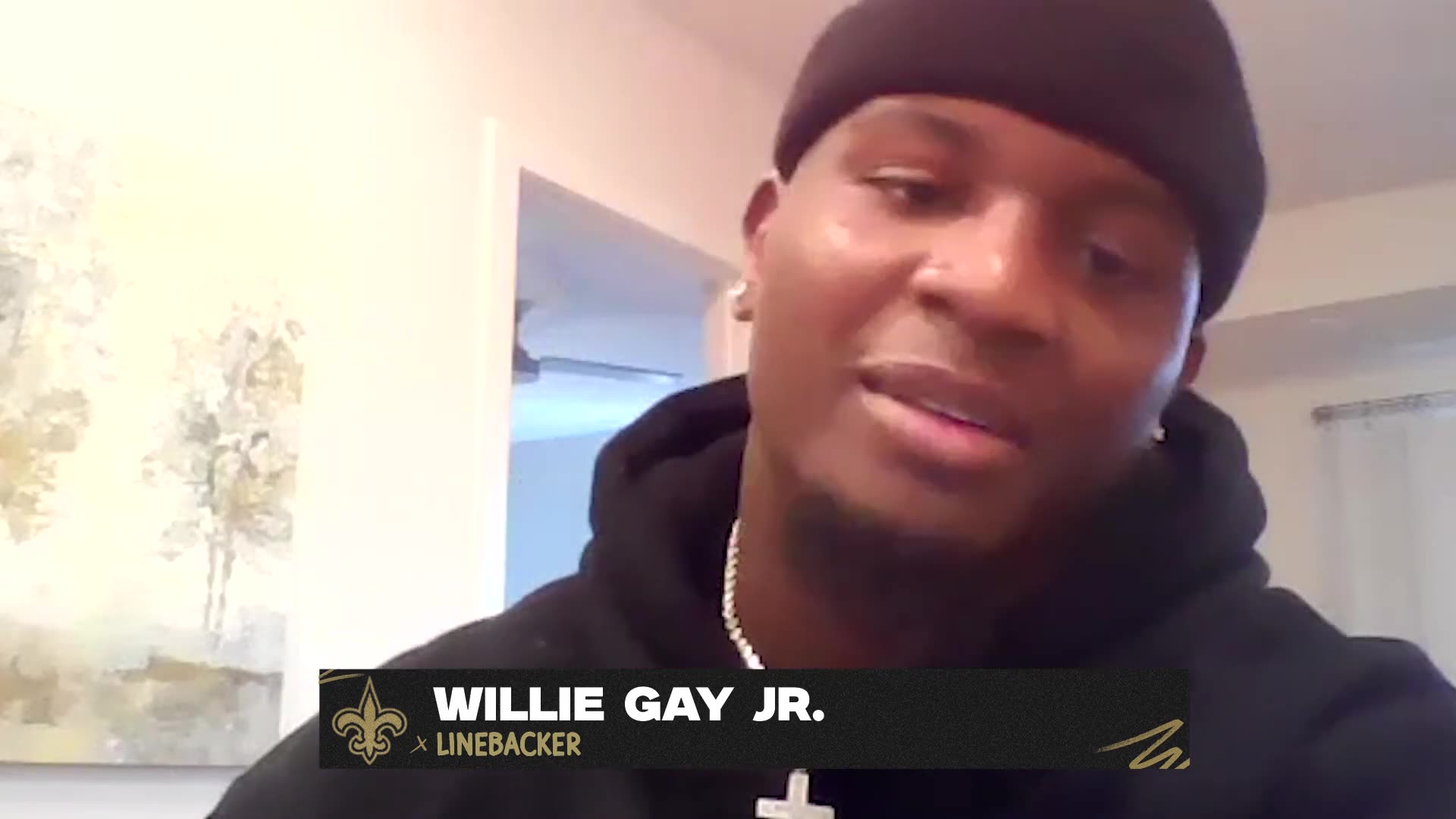 Saints Lb Willie Gay Jr S St Interview New Orleans Saints