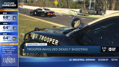 Shooting involving an FHP trooper in Pasco County