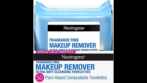 Neutrogena Fragrance Makeup Remover Cleansing Towelette Singles Ea 20count, Fresh,Fragrance Fre...