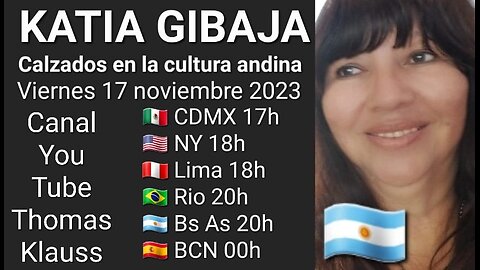 Calzados en la cultura andina // Katia Gibaja 🇦🇷 (17-11-23)