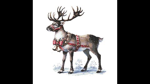 CHRISTMAS REINDEER Cross Stitch Pattern Welovit Cross Stitch | welovit.net | #welovit #crossstitch