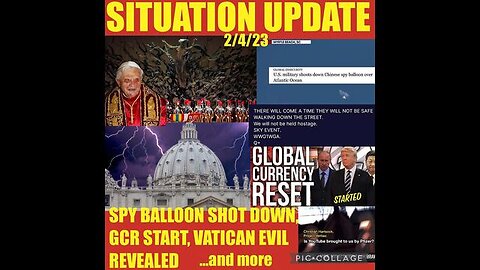 SITUATION UPDATE: DEEP STATE SPY BALLOON SHOT DOWN BY US MILITARY! BIDEN REGIME SENDS LONG RANGE...