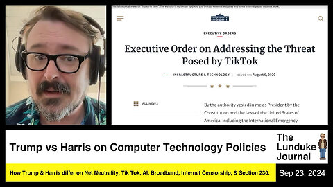 Trump vs Harris on Computer Tech Policies