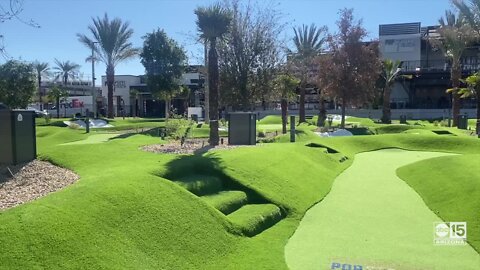 Glendale,Arizona now has putting courses designed by Tiger Woods