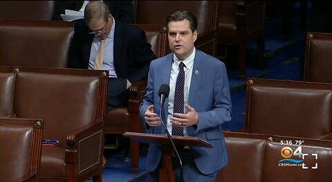 Matt Gaetz Introduced Resolution to End All Military, Financial Aid to Ukraine