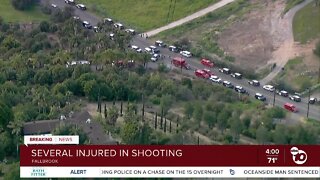 Gunman at large after shooting in Fallbrook leaves 1 dead, 2 injured