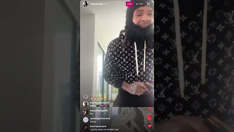 MONEYMAN IG LIVE: “I CAN LEGALLY K*LL 😵” Moneyman Shows His Gun He Legally Carries Around(05-02-23)