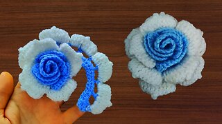 Crafting Wheel: Master 3D Crochet Flowers!"Subtitle: "Step-by-Step Guide & Pattern Included"