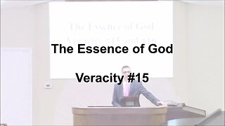 1/29/2023 - The Essence of God - Veracity #15