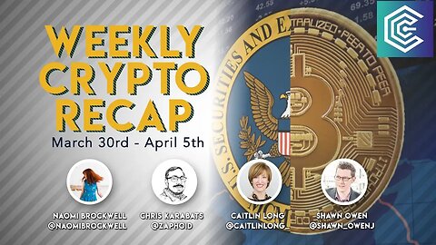 Weekly Crypto Recap: Bitcoin hits $5000, SEC crypto guidance, and more!