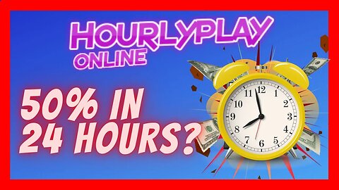 Hourly Play Online Review ⏰ 50% in 24 hours ⚠️ Watch How I Play This Game 🧨