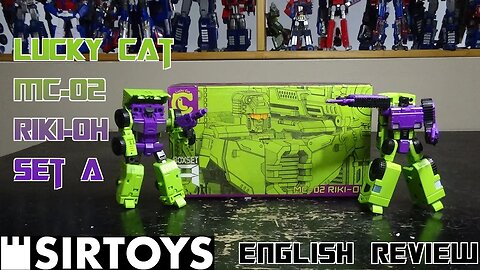 Video Review for Lucky Cat - MC-02 - Riki-Oh - Set A (Mixmaster & Scrapper)