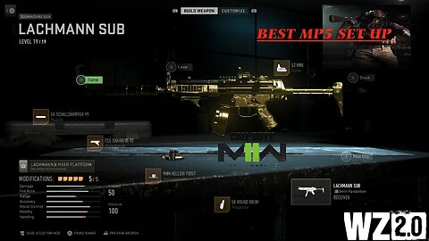 call of duty modern warfare 2 lachmann sub setup