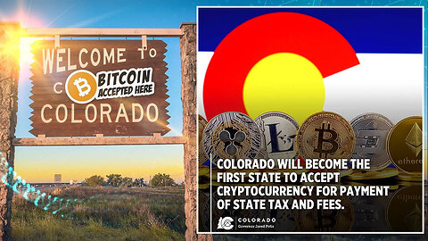 Colorado to accept Cryptocurrency as a form of Tax Payment! 🤑🧾