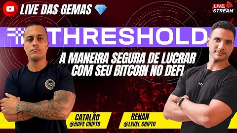 Crie sintéticos de Bitcoin de forma DESCENTRALIZADA e com PRIVACIDADE - Threshold