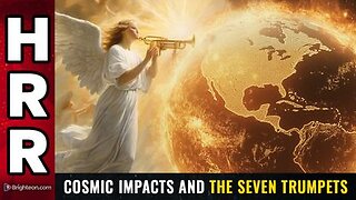 Cosmic impacts and the Seven Trumpets