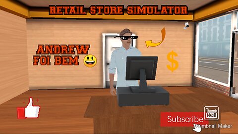 RETAIL STORE SIMULATOR #4 ANDREW REALIZANDO BOAS VENDAS NO MERCADO 🛒