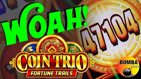 A LUCKY $300 BET BONUS MADE ME MONEY! Coin Trio ~ Fortune Trails #Casino #LasVegas #SlotMachine