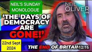 Neil Oliver's Sunday Monologue - 22nd September 2024.