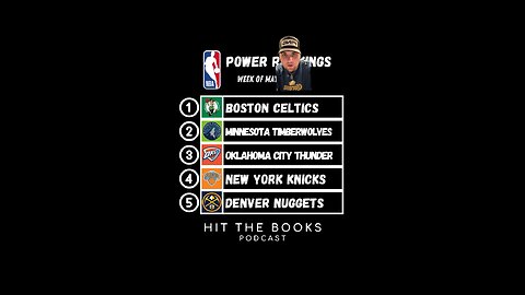 NBA power rankings are in! Who do you have advancing to the WCF and ECF? 🏀