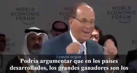 Larry Fink de fondo Black Rock elogiando las ventajas de la despoblación