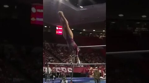 Audrey Davis - Bars (9.975) - Iowa State at Oklahoma 2/3/23 #shorts