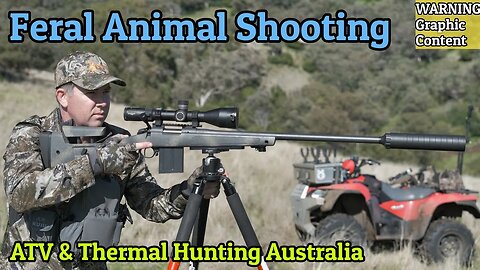 Evasive Maneuvers || Shooting Feral Pigs & Foxes || Kill Shots with 308Win & 6.5PRC Using Thermal