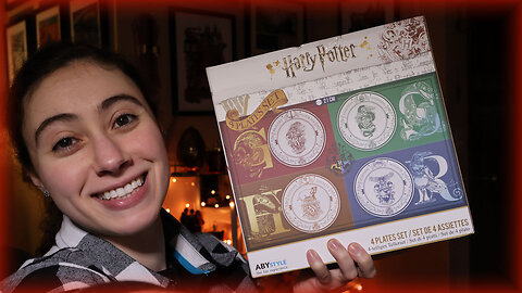 Unboxing Harry Potter Porcelain House Crest Plates