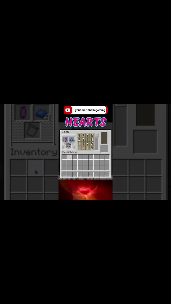 Double Heart Banner | Minecraft
