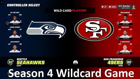 Madden Nfl 23 Seahawks Vs 49ers Playoffs S4 Wildcard