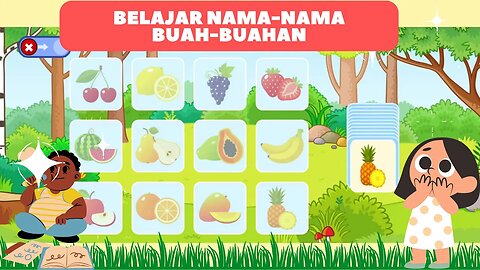 Game Anak Edukasi Hewan & Buah - Belajar Nama-Nama Buah-Buahan #14