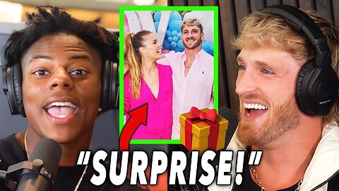 IShowSpeed *Gifts* Logan Paul & Nina a Present!