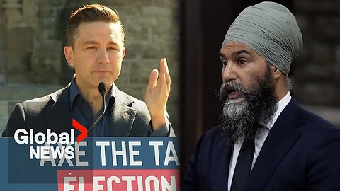 Poilievre urges Singh to force fall election by ending NDP deal with Liberals