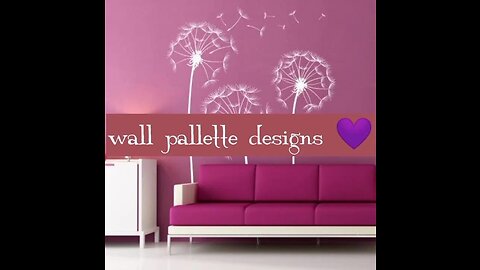 Wall pallette designs 😍