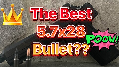 The best 5.7x28 Bullet? Testing the Vanguard Outfitters Black Dragon Fang Ammunition