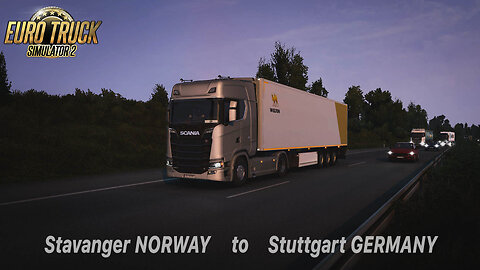 ETS2 | Scania 580 S | Stavanger NO to Stuttgart DE | Smoked Eel 11t