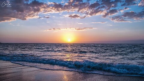 OCEAN WAVES RELAXATION | WAVES CRASHING ON BEACH | 10 HOURS