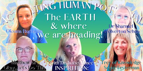 The EARTH & where we are heading!