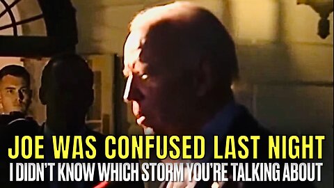 WOW! Confused Joe Biden FORGOT about the Hurricane Already 🤦‍♂️