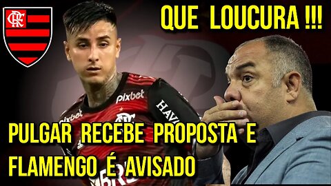 QUE LOUCURA! ERICK PULGAR RECEBE PROPOSTA E FLAMENGO É AVISADO VÍTOR PEREIRA TOMA DECISÃO É TRETA