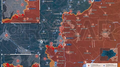 Nato Russian War, Ukrainian Conflict Bakhmut Front Map and Analysis