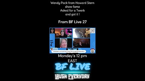 BF Live Streamshow 136 Thursday 8/29/24 12 pm - 3 pm ish EAST