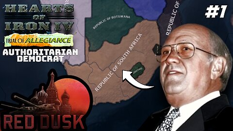 Opening Up South Africa To Put Our Enemies Down! Hoi4 - Red Dusk, South Africa #1