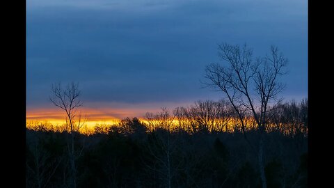 Fiery February Sunrise